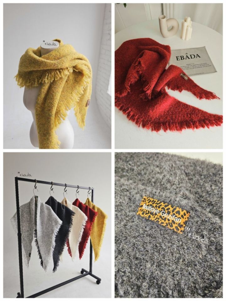 EBADA東大門㊣實拍女裝新品熱賣職業25秋冬人氣圍巾披肩披肩EBADA圍巾/披肩