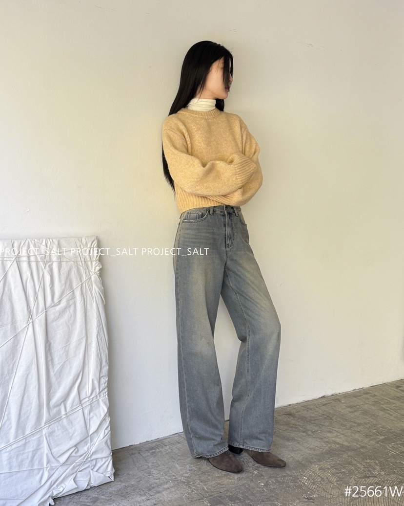 PROJECT SALT東大門㊣代購女裝新品熱賣牛仔褲PROJECTSALT牛仔褲