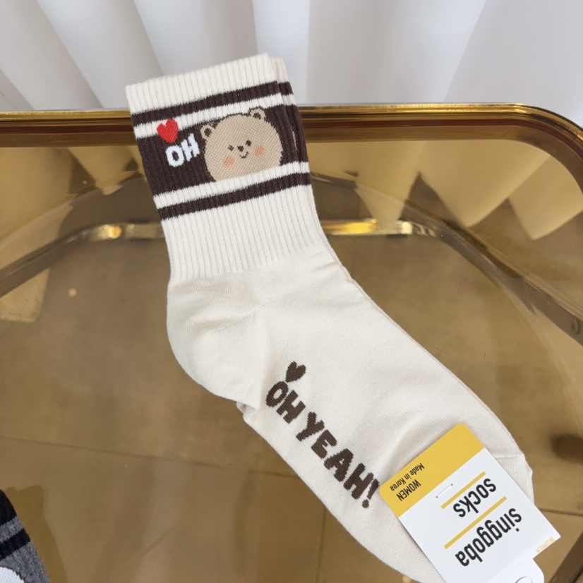 CACTUS-Q東大門㊣實拍女士新款25秋冬休閑職業人氣時尚襪子CACTUS十雙起/可混搭襪子圖色2