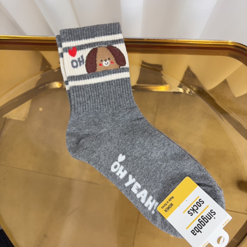 CACTUS-Q東大門㊣實拍女士新款25秋冬休閑職業人氣時尚襪子CACTUS十雙起/可混搭襪子圖色3