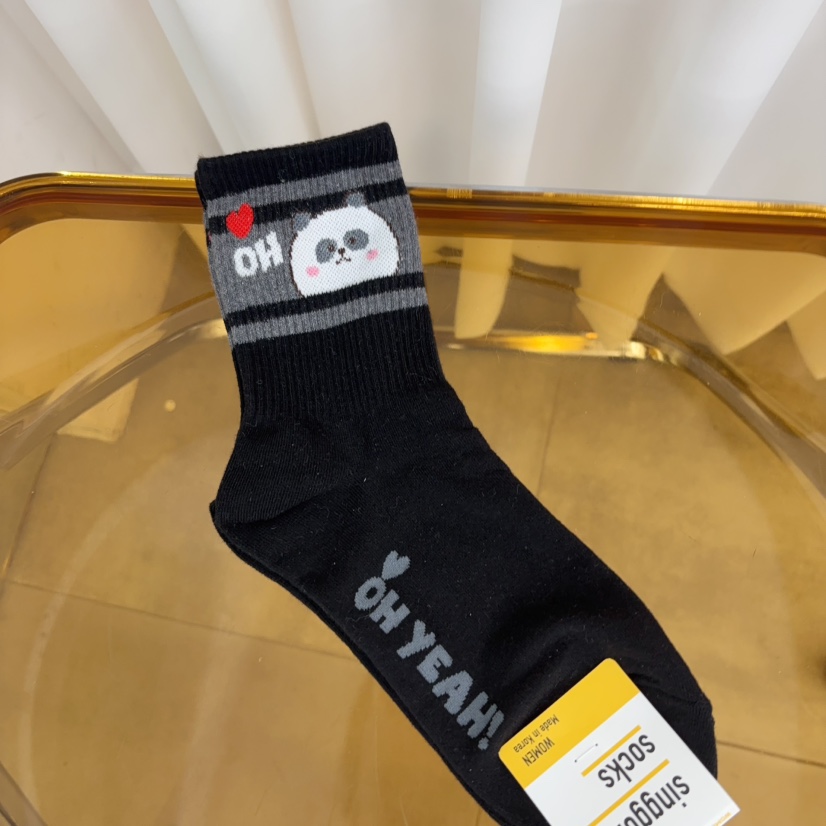 CACTUS-Q東大門㊣實拍女士新款25秋冬休閑職業人氣時尚襪子CACTUS十雙起/可混搭襪子圖色5