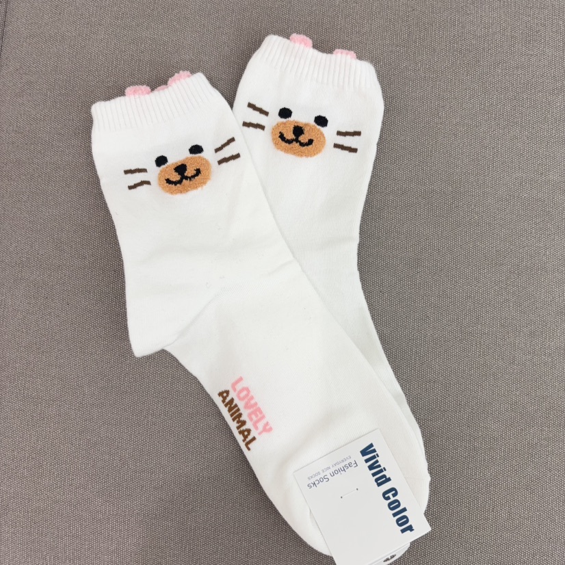 CACTUS-Q東大門㊣實拍女裝新款人氣休閑職業時尚熱賣25秋冬襪子CACTUS十雙起/可混搭襪子圖色1