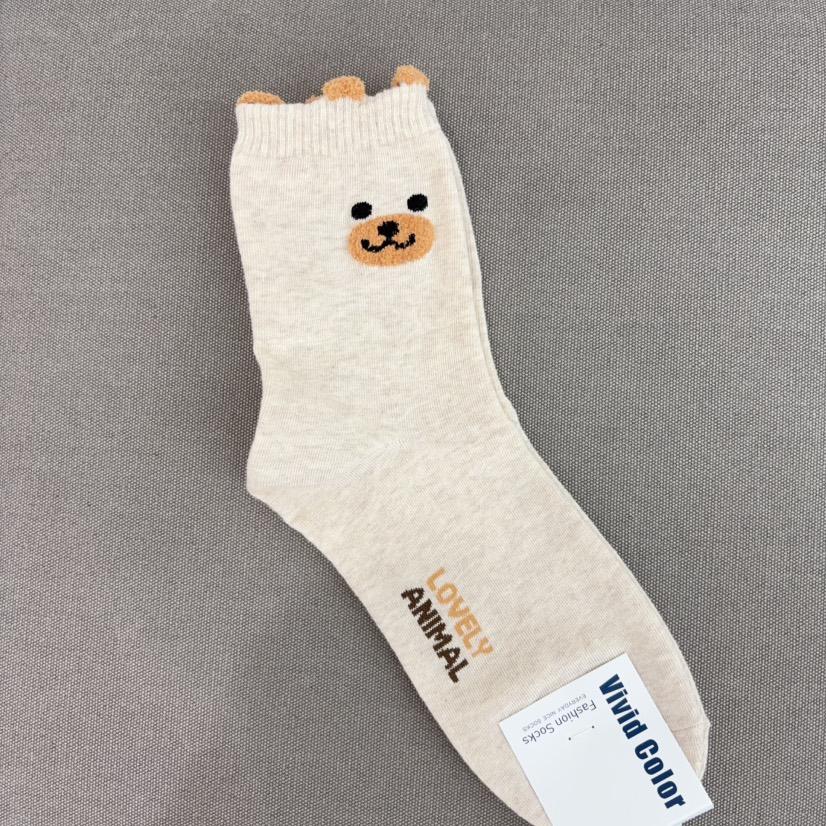 CACTUS-Q東大門㊣實拍女裝新款人氣休閑職業時尚熱賣25秋冬襪子CACTUS十雙起/可混搭襪子圖色2