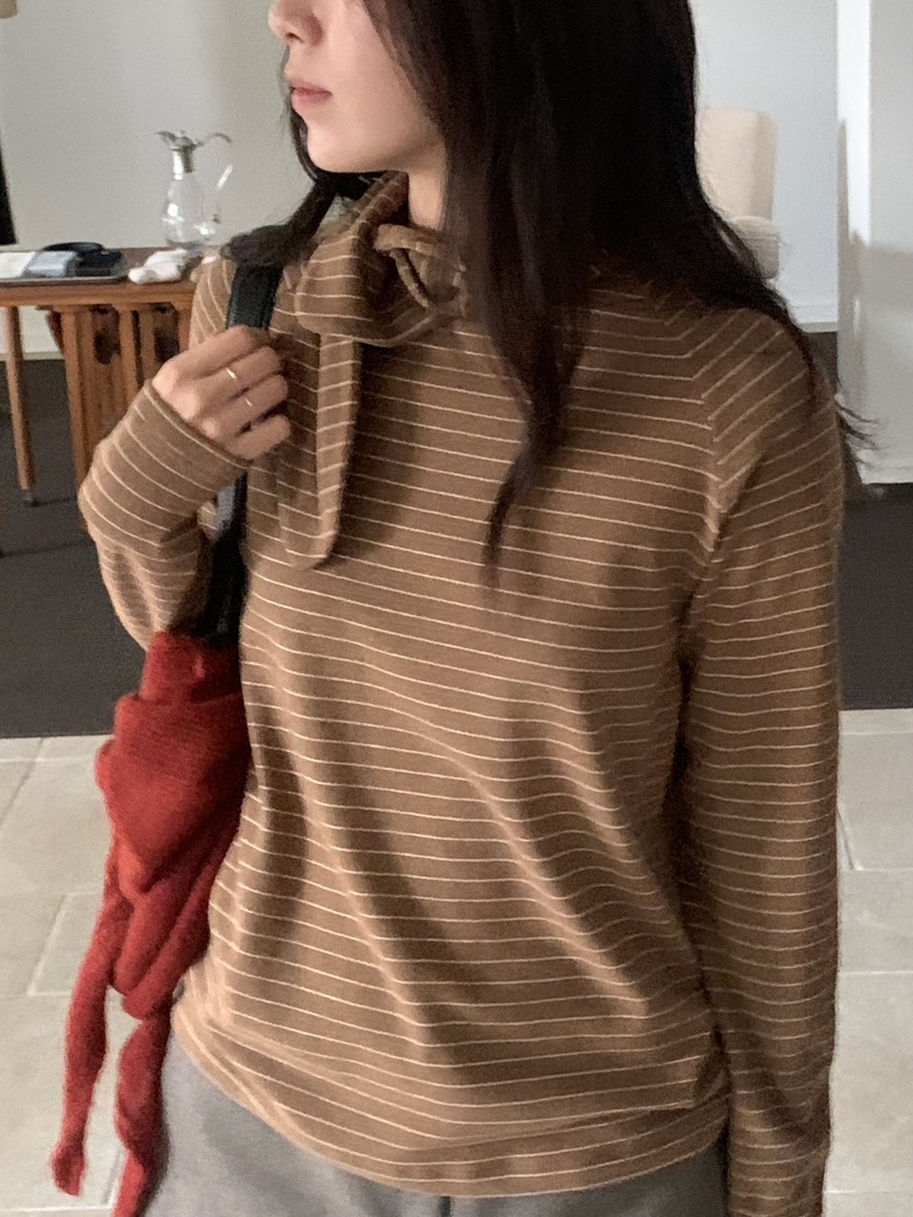 BAKING POWDER東大門㊣實拍女士新品人氣推薦職業25秋冬長袖T恤BAKING POWDER長袖T恤