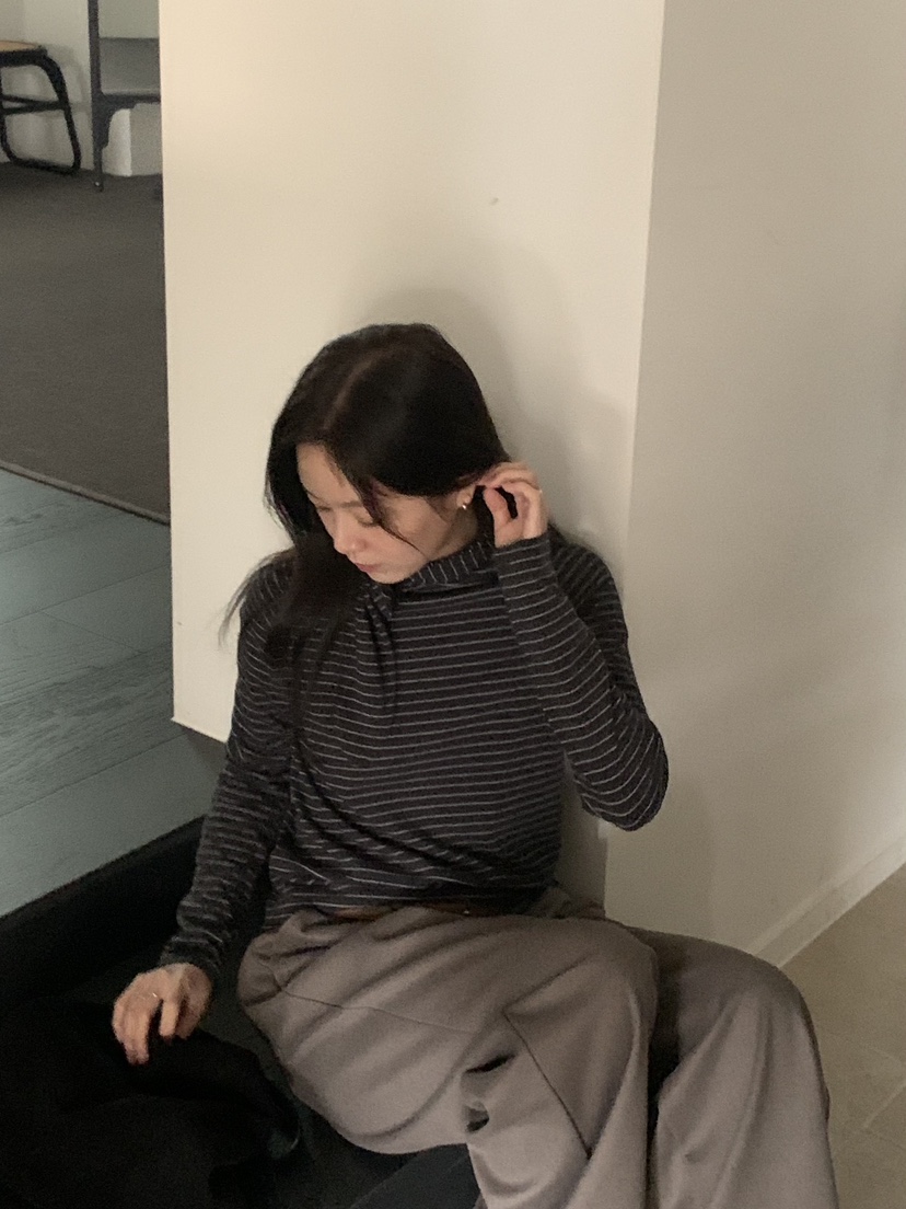 BAKING POWDER東大門㊣實拍女士新品人氣推薦職業25秋冬長袖T恤BAKING POWDER長袖T恤