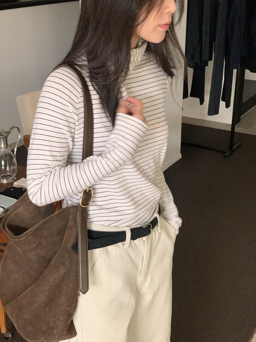 BAKING POWDER東大門㊣實拍女士新品人氣推薦職業25秋冬長袖T恤BAKING POWDER長袖T恤