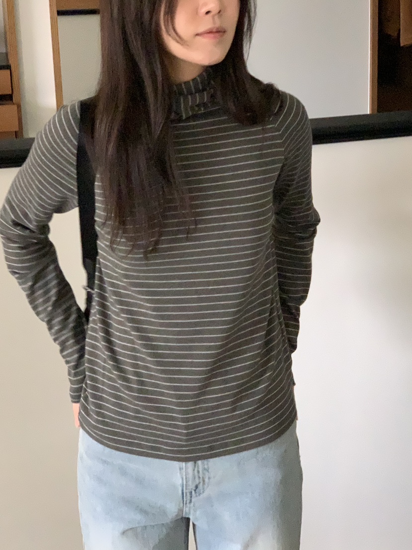 BAKING POWDER東大門㊣實拍女士新品人氣推薦職業25秋冬長袖T恤BAKING POWDER長袖T恤