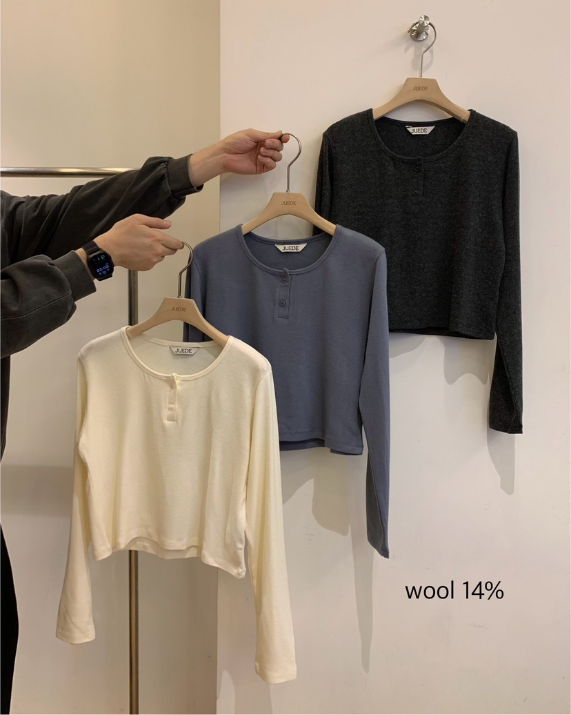 JUEDE東大門㊣實拍女裝新品時尚長袖T恤JUEDE長袖T恤