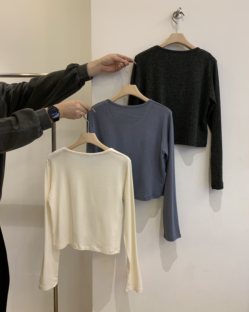 JUEDE東大門㊣實拍女裝新品時尚長袖T恤JUEDE長袖T恤