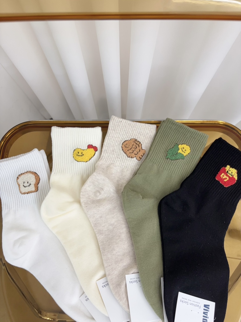 CACTUS-Q韓國代購㊣女裝新款職業推薦真品25秋冬熱賣時尚襪子CACTUS十雙起/可混搭襪子