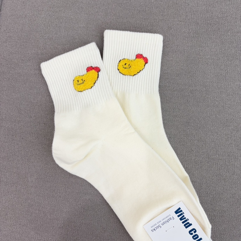 CACTUS-Q韓國代購㊣女裝新款職業推薦真品25秋冬熱賣時尚襪子CACTUS十雙起/可混搭襪子圖色2