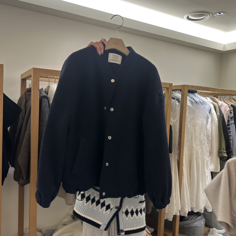 TIZZI韓國直郵㊣女士新品休閑25秋冬熱賣職業真品時尚夾克夾棉TIZZI夾克圖色2