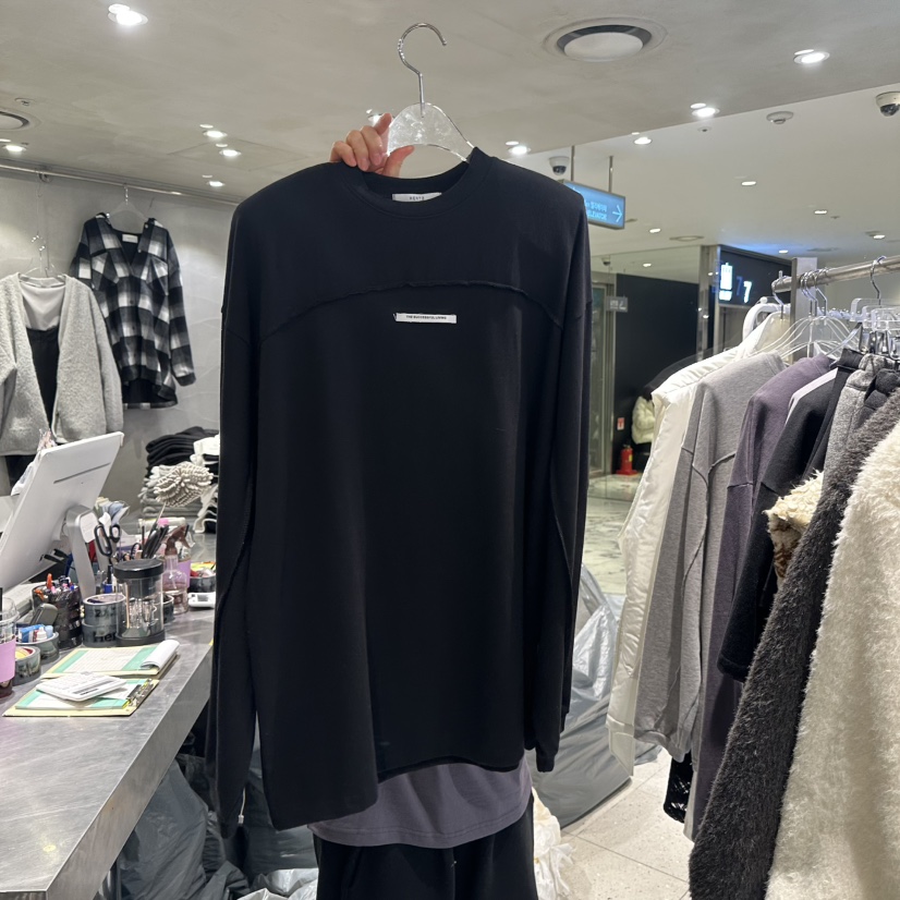 HERTZ-P韓國直郵㊣女士新品真品25秋冬時尚熱賣職業長袖T恤HERTZ-P長袖T恤圖色2