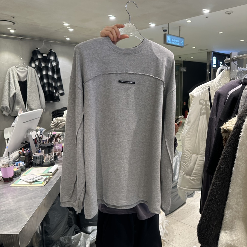 HERTZ-P韓國直郵㊣女士新品真品25秋冬時尚熱賣職業長袖T恤HERTZ-P長袖T恤圖色3