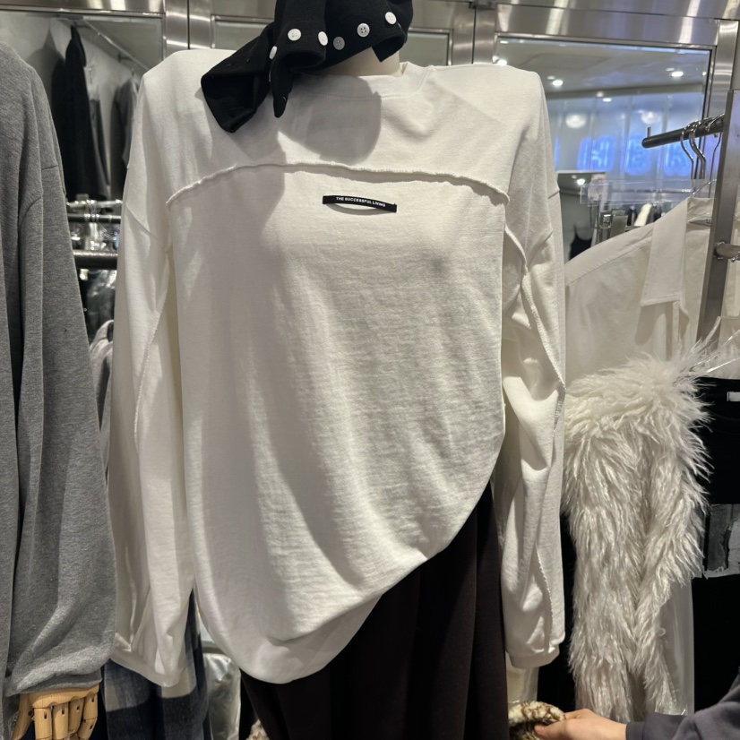 HERTZ-P韓國直郵㊣女士新品真品25秋冬時尚熱賣職業長袖T恤HERTZ-P長袖T恤圖色4