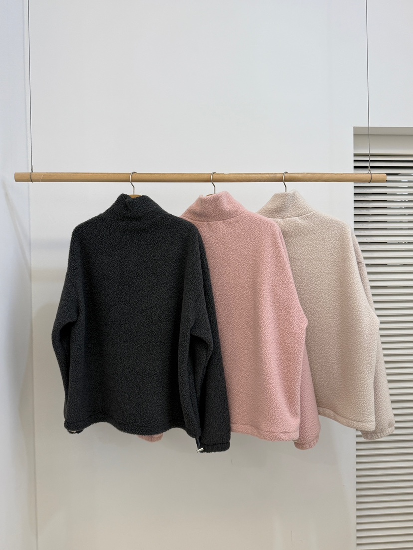 BY CHAPTER東大門㊣直郵女裝新品職業時尚休閑衛衣抓絨拉鏈BY Chapter衛衣