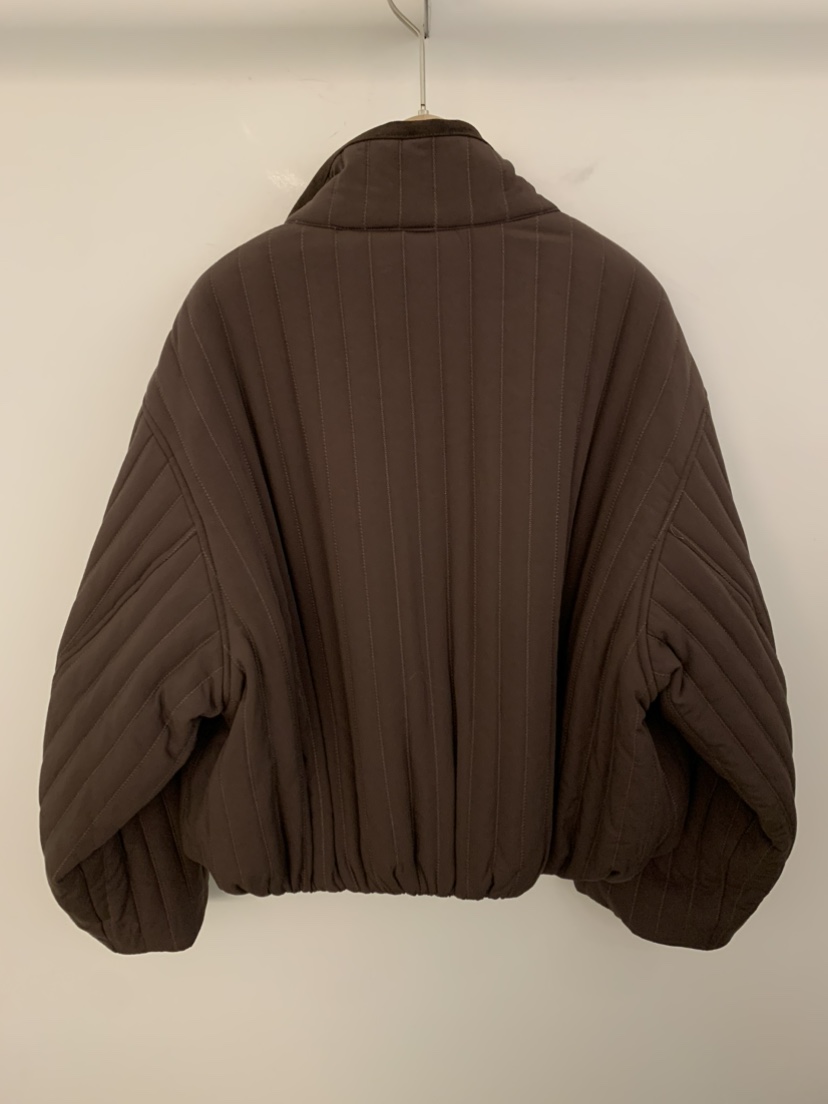 UNDER KEY韓國代購㊣女裝新款時尚職業人氣短款棉服毛絨夾棉UNDER KEY短款棉服