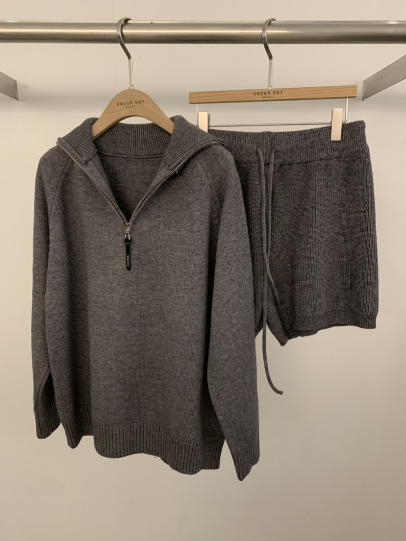 UNDER KEY東大門㊣實拍女士新款人氣休閑熱賣推薦25秋冬套裝UNDER KEY套裝圖色1