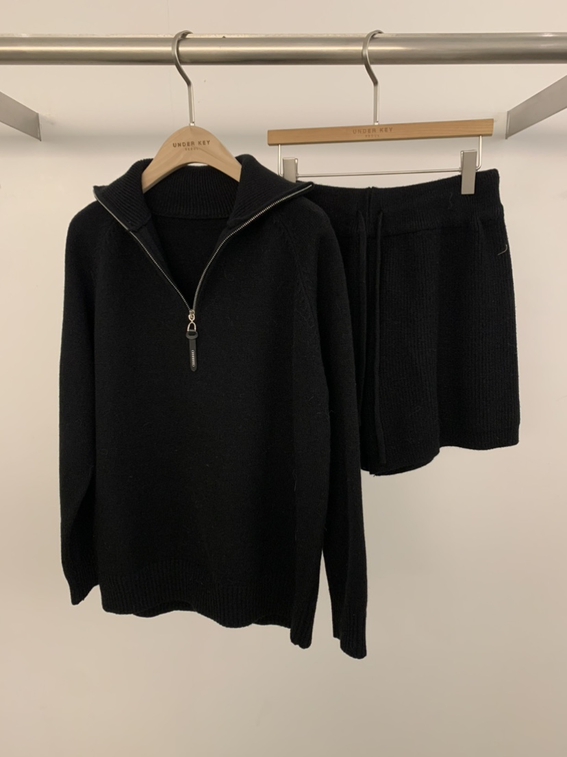 UNDER KEY東大門㊣實拍女士新款人氣休閑熱賣推薦25秋冬套裝UNDER KEY套裝圖色2