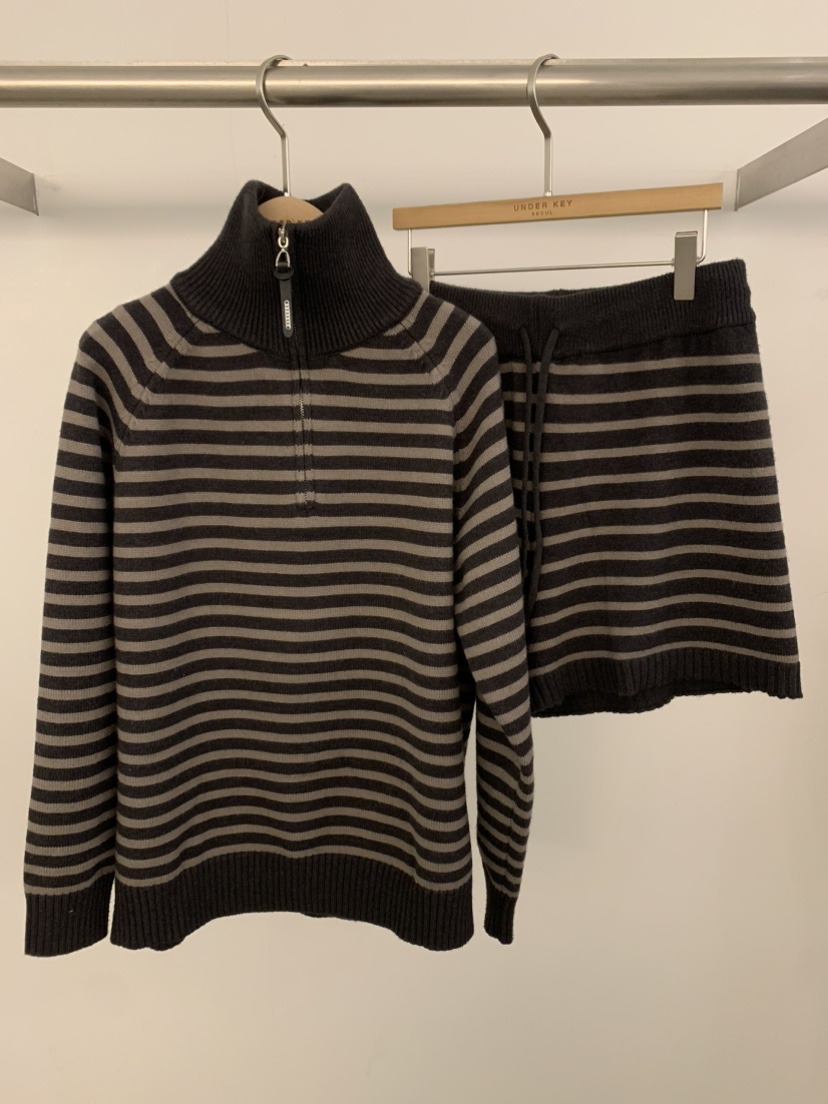 UNDER KEY東大門㊣實拍女士新款人氣休閑熱賣推薦25秋冬套裝UNDER KEY套裝圖色3