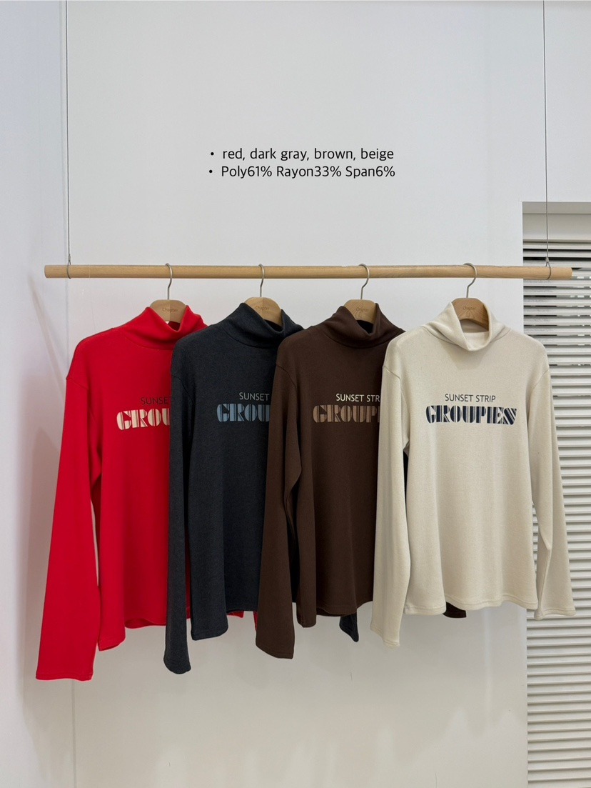 BY CHAPTER韓國直郵㊣女士新品職業推薦休閑時尚人氣長袖T恤BY Chapter長袖T恤