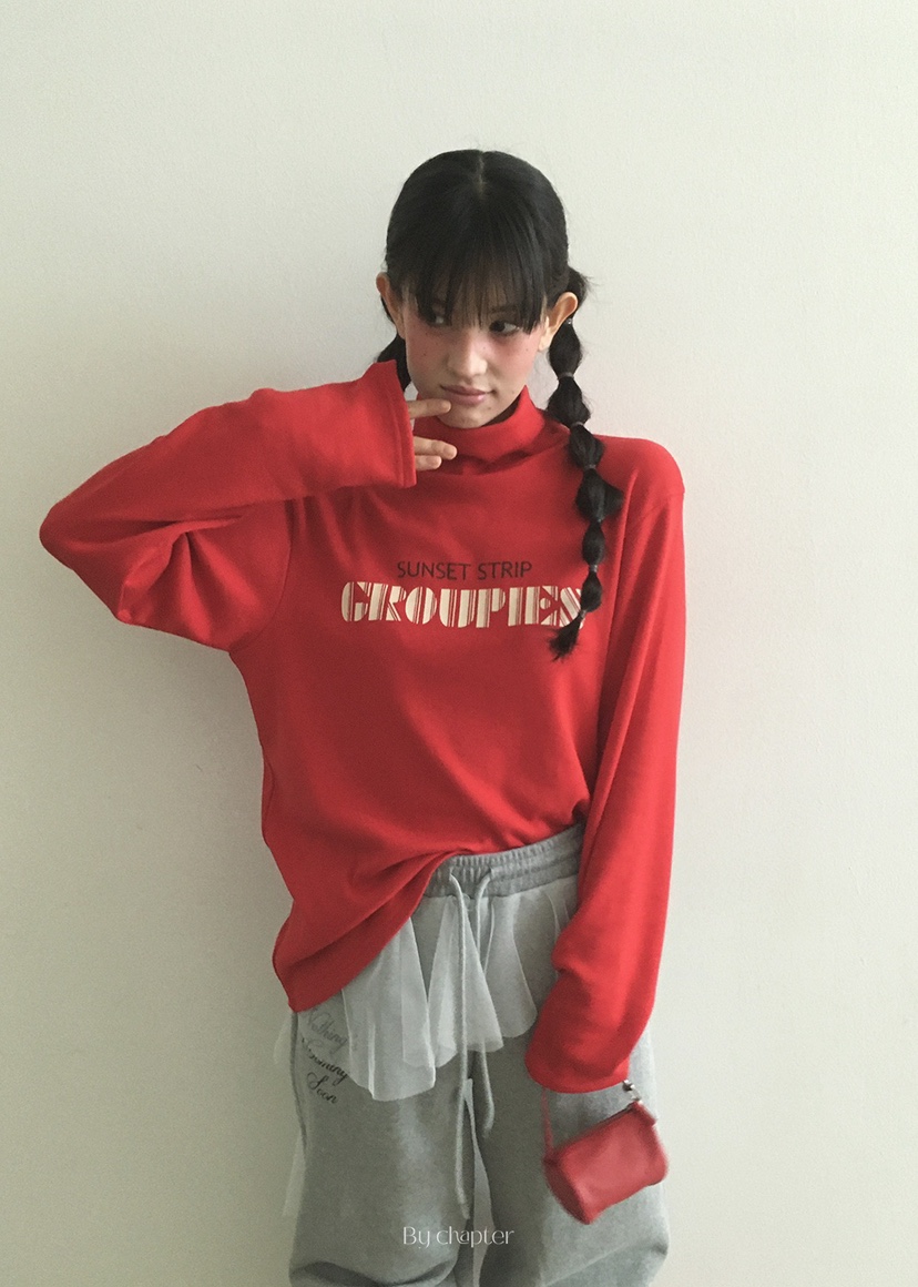 BY CHAPTER韓國直郵㊣女士新品職業推薦休閑時尚人氣長袖T恤BY Chapter長袖T恤圖色4