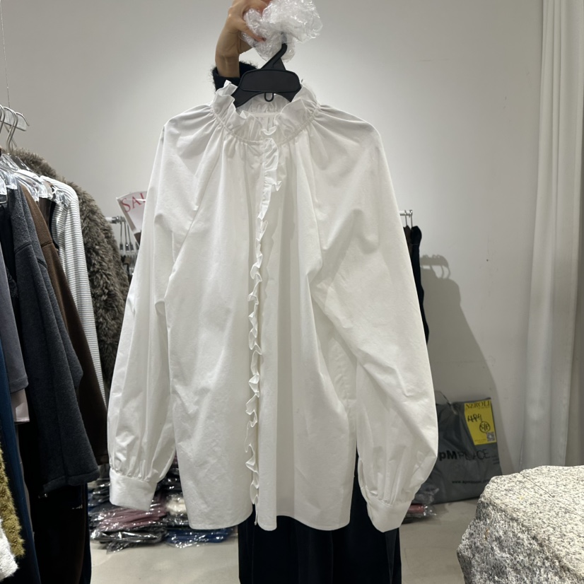 NEROLI 36韓國代購㊣女裝新款職業真品時尚人氣襯衫蕾絲衫NEROLI 36襯衫/蕾絲衫圖色1