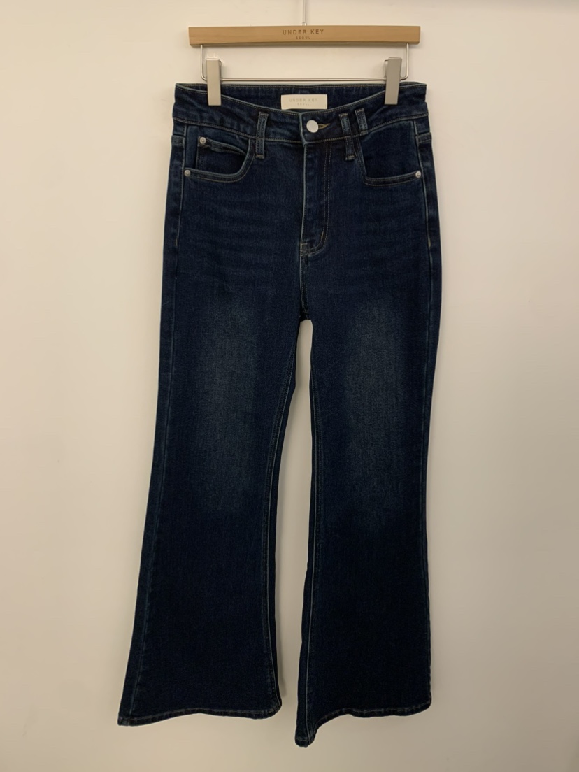 UNDER KEY東大門㊣實拍女裝新款時尚真品推薦熱賣職業休閑褲UNDER KEY休閑褲圖色2牛仔色