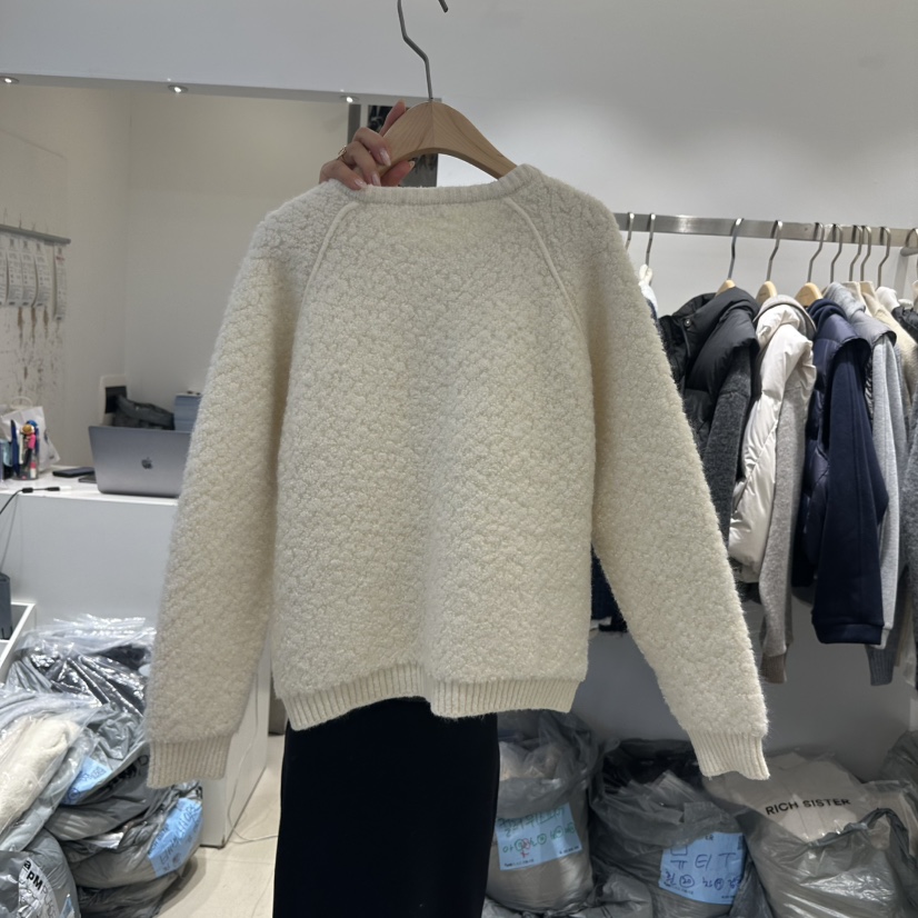 RICH SISTER東大門㊣實拍女士新品職業人氣推薦針織衫口袋RICH SISTER針織衫