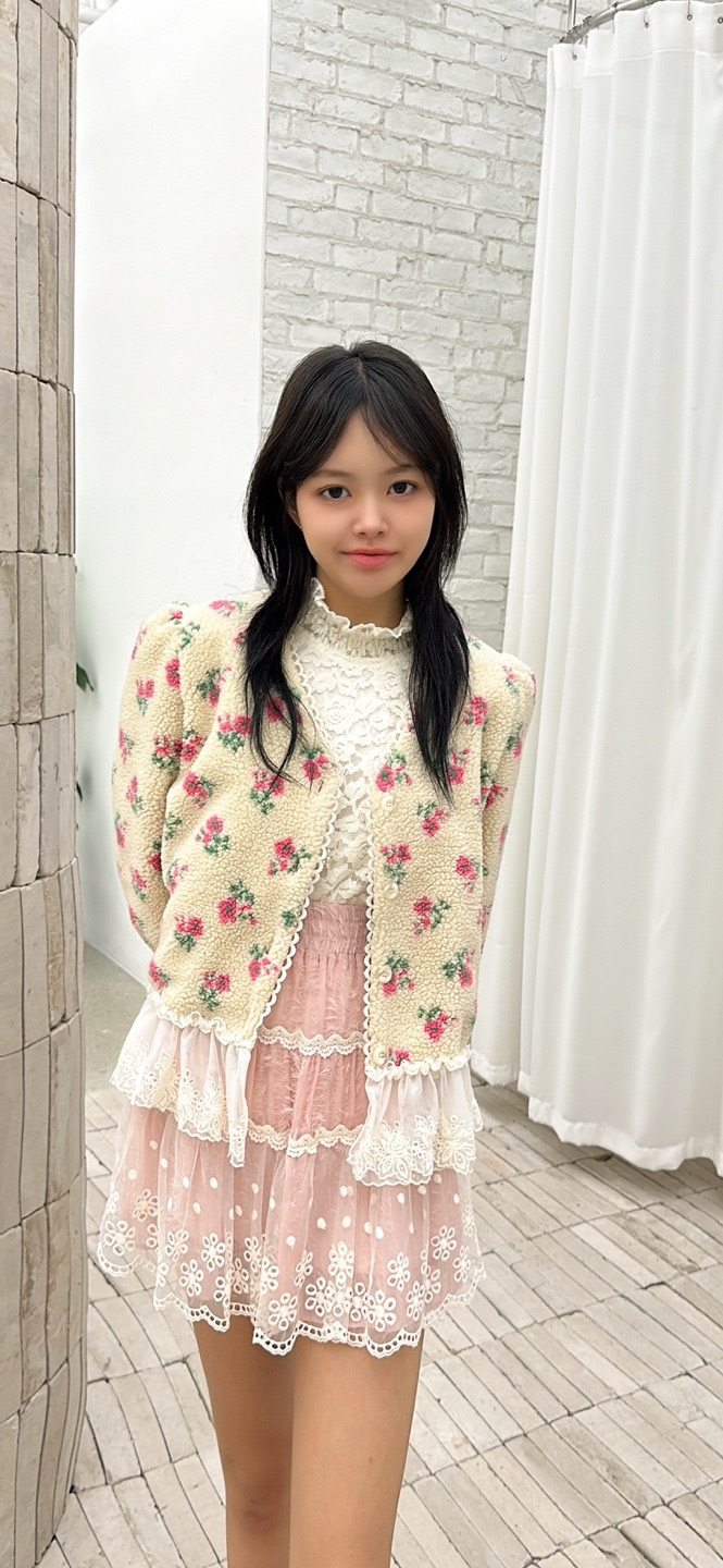 YARD東大門㊣代購女裝新品時尚人氣職業熱賣25秋冬夾克刺繡YARD夾克