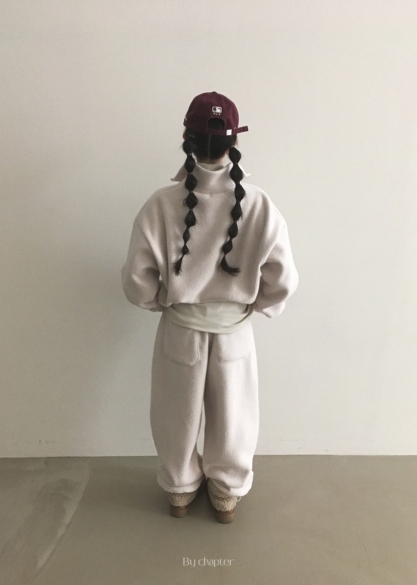 BY CHAPTER韓國代購㊣女裝新品休閑熱賣推薦真品休閑褲抓絨BY Chapter休閑褲