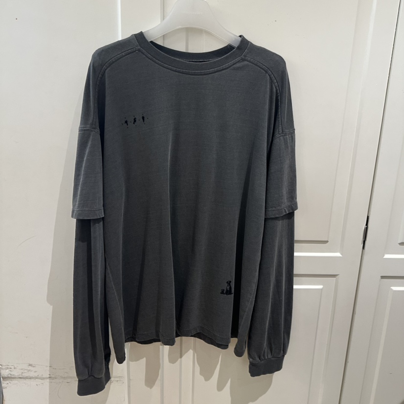 WE ARE/WELOVER東大門㊣代購女士新品25秋冬時尚職業長袖T恤SHOP_WE ARE長袖T恤圖色1