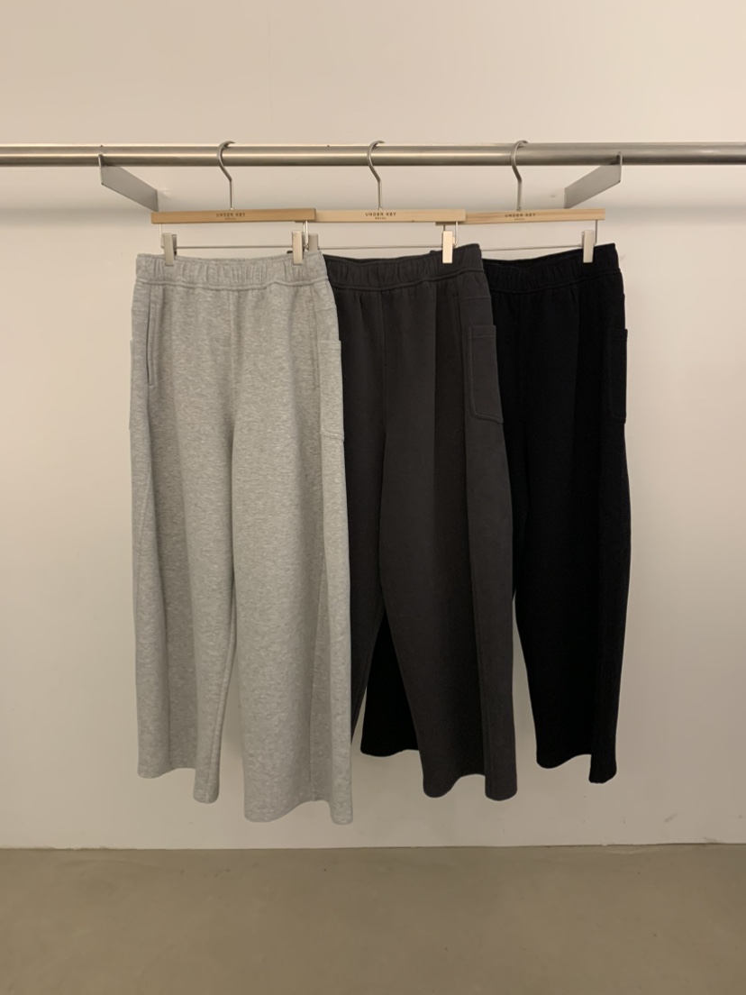 UNDER KEY韓國代購㊣女裝新品休閑25秋冬人氣熱賣休閑褲羊毛UNDER KEY休閑褲