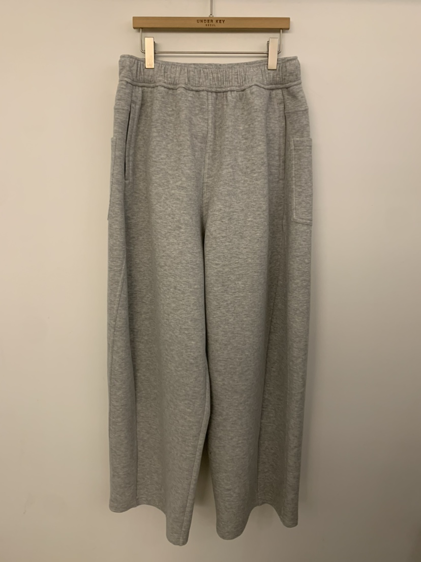 UNDER KEY韓國代購㊣女裝新品休閑25秋冬人氣熱賣休閑褲羊毛UNDER KEY休閑褲圖色1