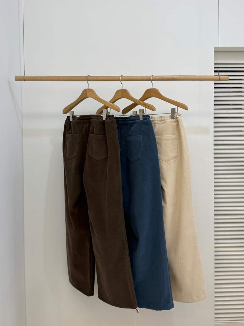 BY CHAPTER東大門㊣實拍女裝新品25秋冬時尚職業休閑褲燈心絨BY Chapter休閑褲