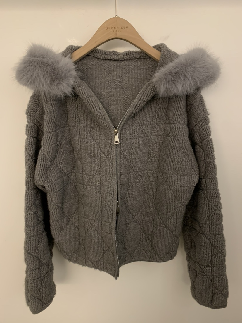 UNDER KEY韓國代購㊣女士新品真品熱賣職業人氣休閑毛衣拉鏈UNDER KEY毛衣圖色3