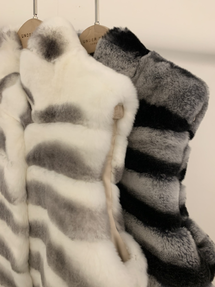 UNDER KEY東大門㊣代購女裝新品真品時尚推薦職業馬甲毛皮UNDER KEY馬甲