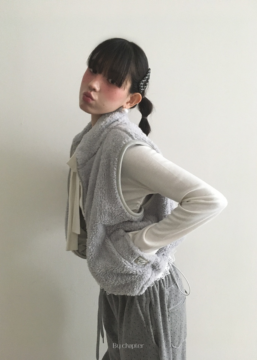 BY CHAPTER東大門㊣實拍女裝新品熱賣人氣推薦時尚25秋冬馬甲BY Chapter馬甲