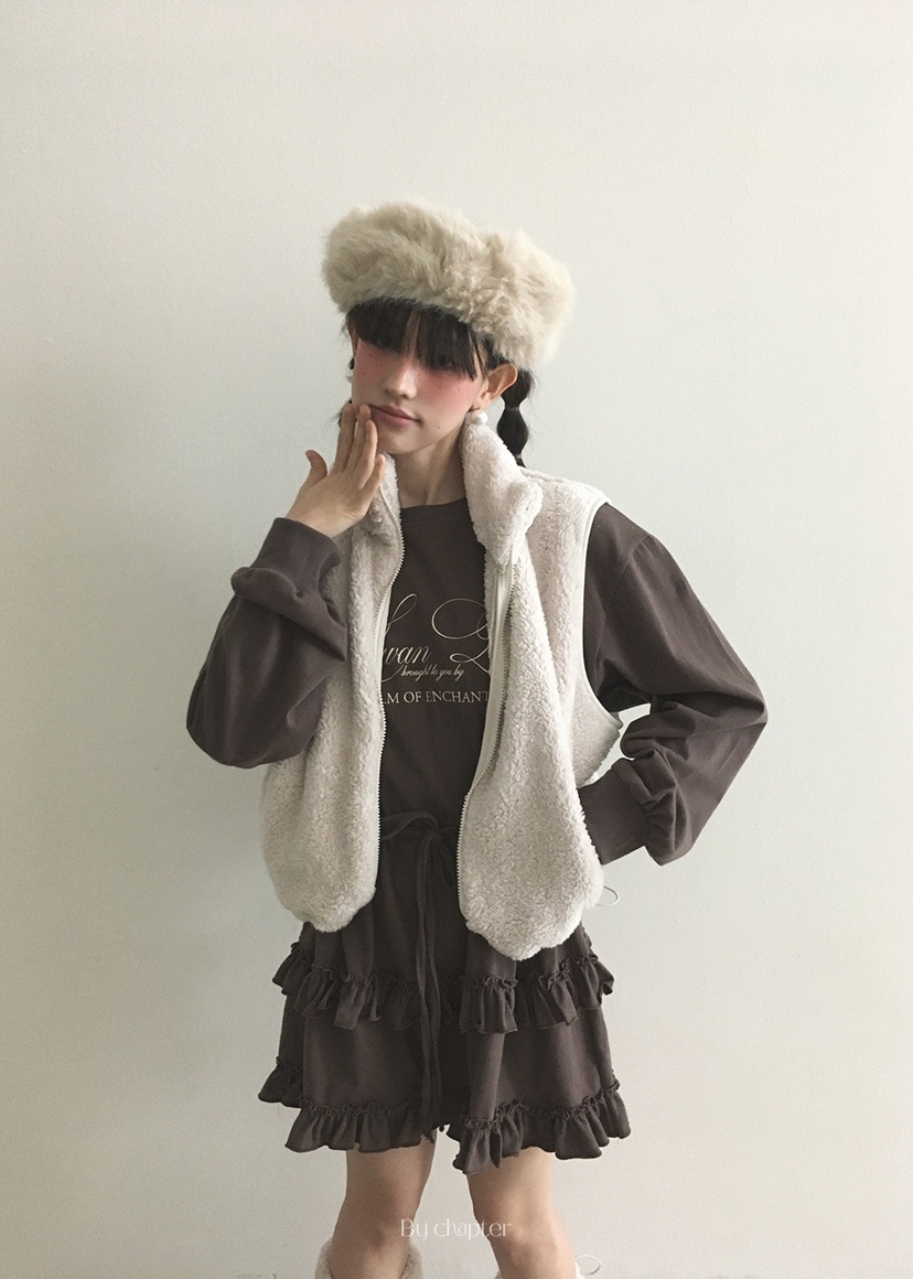 BY CHAPTER東大門㊣實拍女裝新品熱賣人氣推薦時尚25秋冬馬甲BY Chapter馬甲