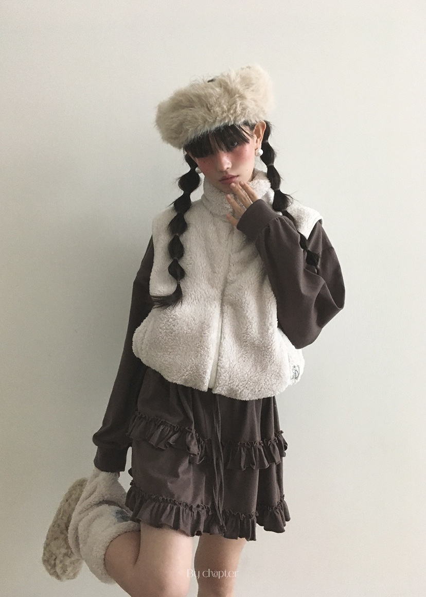 BY CHAPTER東大門㊣實拍女裝新品熱賣人氣推薦時尚25秋冬馬甲BY Chapter馬甲圖色2