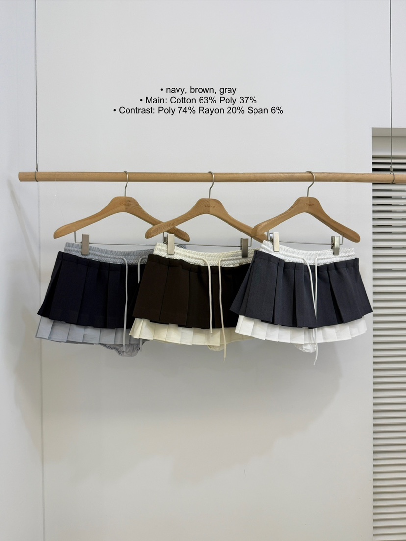 BY CHAPTER韓國代購㊣女裝新款熱賣休閑25秋冬人氣真品裙褲BY Chapter裙褲