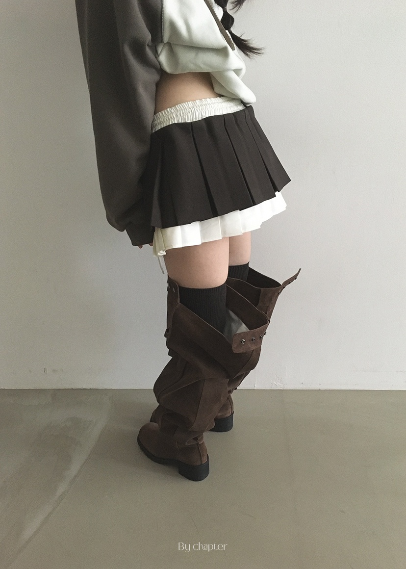 BY CHAPTER韓國代購㊣女裝新款熱賣休閑25秋冬人氣真品裙褲BY Chapter裙褲