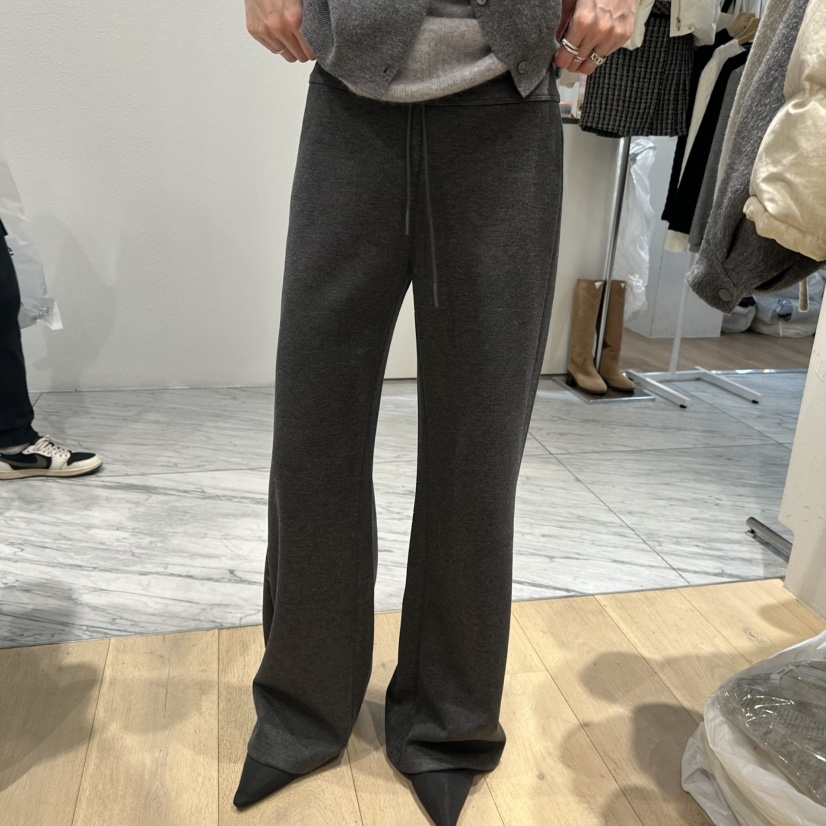 DDAY韓國直郵㊣女士新款25秋冬真品時尚人氣職業推薦休閑褲DDAY休閑褲圖色1灰色