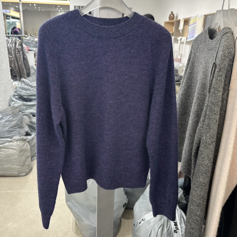 HELVETICA韓國代購㊣女士新款人氣25秋冬職業時尚熱賣針織衫HELVETICA針織衫圖色4