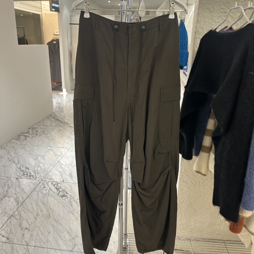 MARAN-P東大門㊣實拍女士新款職業人氣真品25秋冬休閑褲工裝褲MARAN休閑褲圖色3墨綠