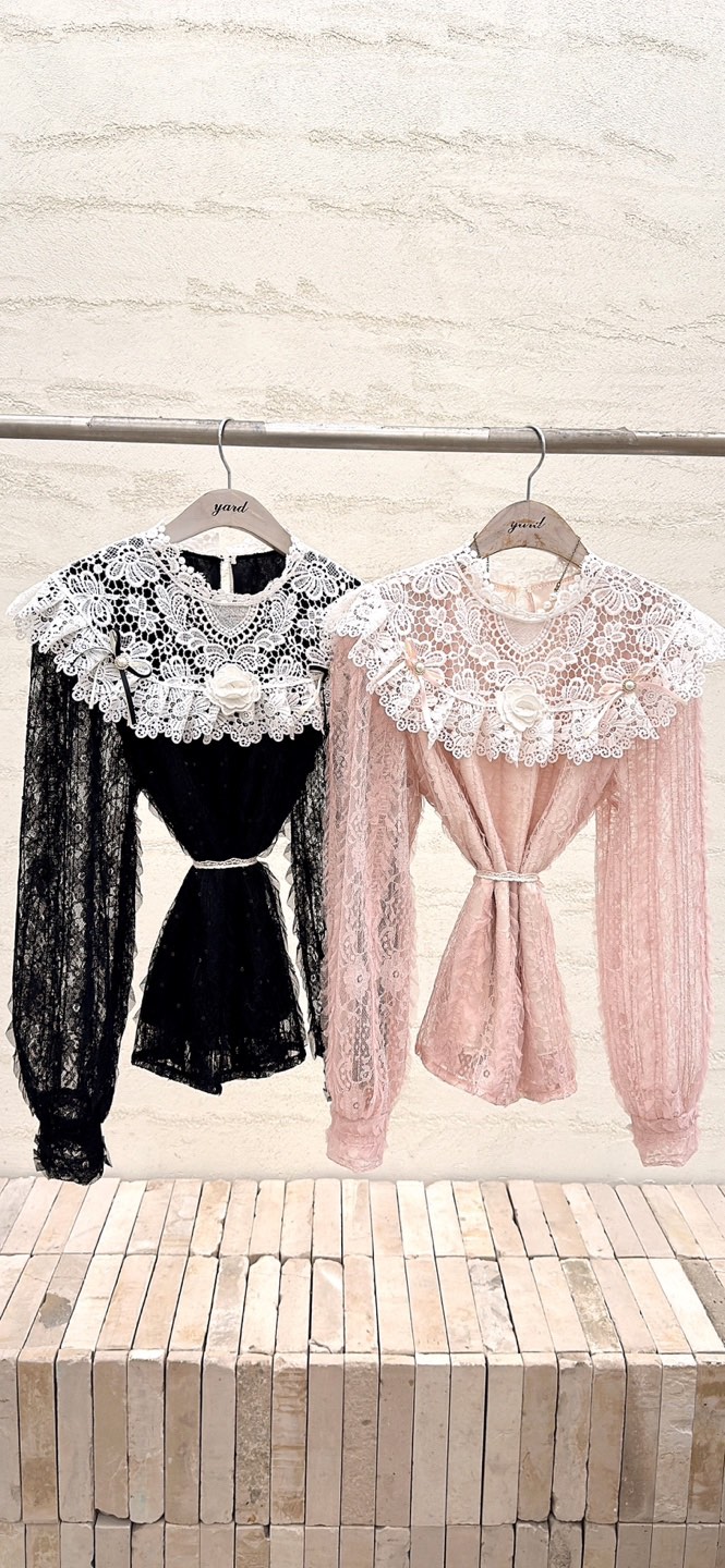 YARD東大門㊣直郵女裝新款休閑人氣推薦職業真品襯衫蕾絲衫YARD襯衫/蕾絲衫