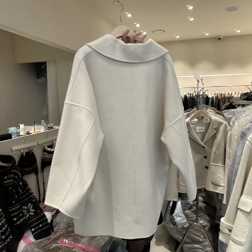 CREME BRULEE韓國直郵㊣女裝新品真品熱賣人氣時尚中長款大衣CREME BRULEE/DH中長款大衣