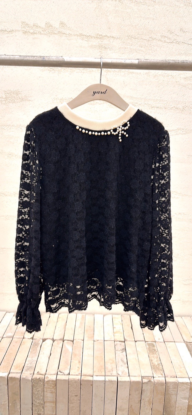 YARD東大門㊣直郵女裝新款休閑熱賣推薦25秋冬人氣襯衫蕾絲衫YARD襯衫/蕾絲衫圖色2