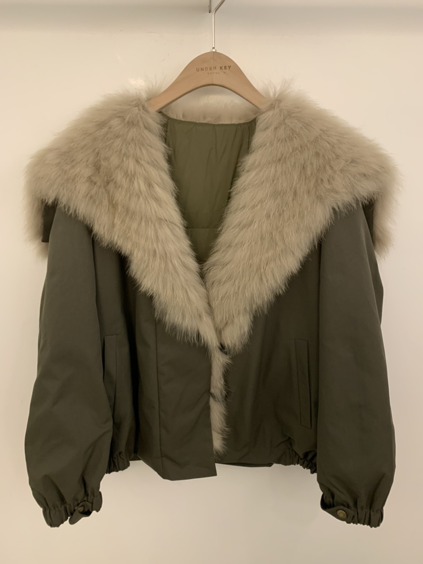 UNDER KEY東大門㊣代購女士新款真品推薦25秋冬短款羽絨服填充UNDER KEY短款羽絨服圖色1