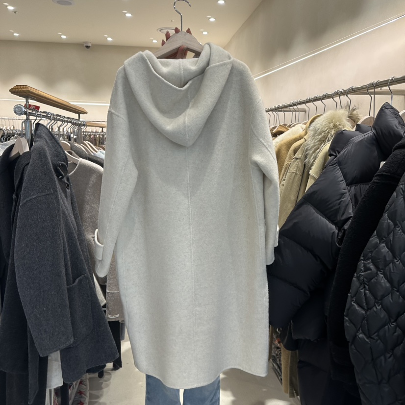 CREME BRULEE東大門㊣實拍女裝新品時尚職業中長款大衣長款CREME BRULEE/DH中長款大衣